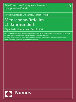 cover image of Menschenwürde im 21. Jahrhundert | Dignidade Humana no Século XXI
